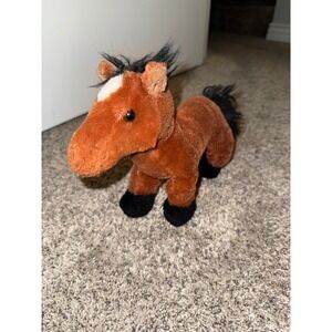 Ganz Webkinz Brown Horse Plush Pony Stuffed Animal Y2K Nostalgia Toy
